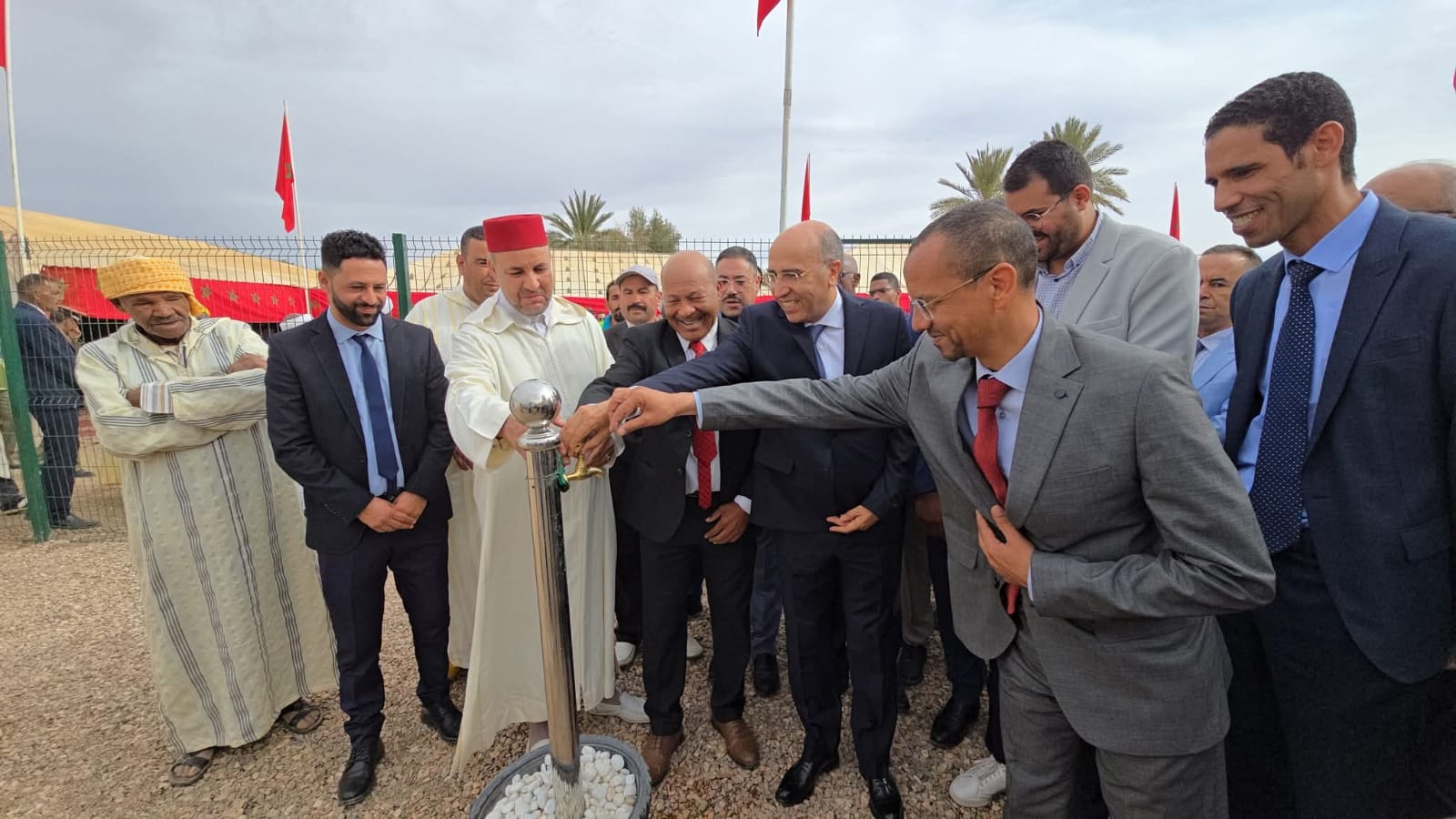 تدشين مشروعين لتأمين الربط بالماء وتحسين ظروف عيش الساكنة بإقليم تنغير