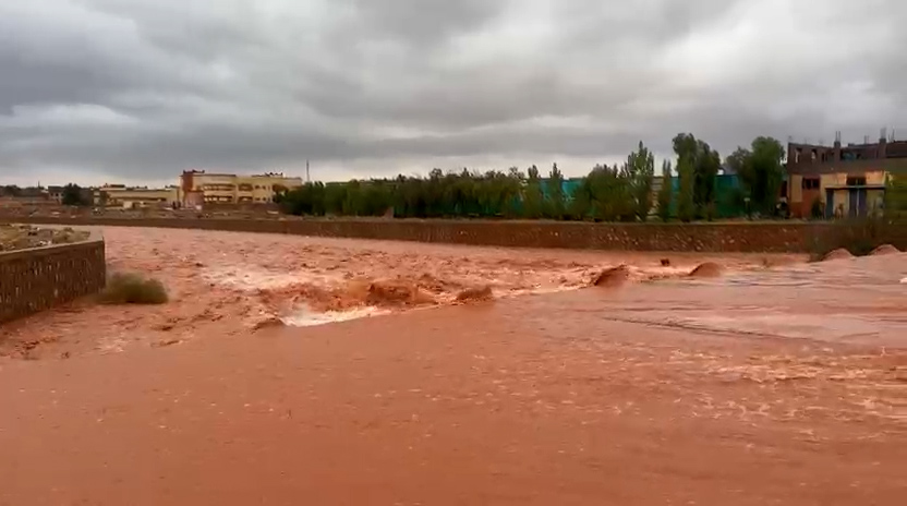  بعد أمطار غزيرة.. تسجيل حمولات مائية مهمة بأودية في حوض كير -زيز -غريس