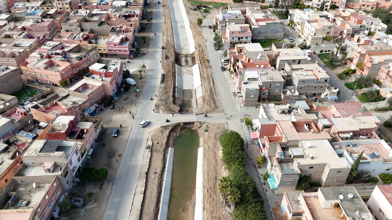 مواصلة الأشغال بمجموعة من المشاريع الرامية إلى الحماية من مخاطر الفيضانات في إقليم اليوسفية