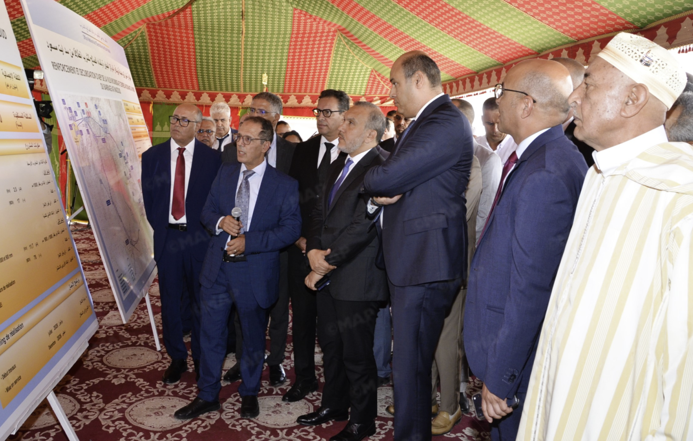 المكتب الوطني للكهرباء والماء الصالح للشرب يطلق أشغال مشروع تقوية وتأمين التزويد بالماء الصالح للشرب لخريبكة والمراكز المجاورة لها