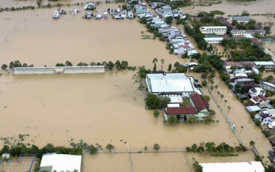 إعصار "كالماغي" يتسبب في فيضانات قوية وخسائر مادية كبيرة في الفلبين