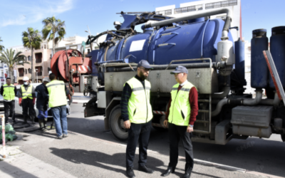 تعبئة ميدانية شاملة لمواجهة الاضطرابات الجوية وتصريف المياه بإقليم الصويرة 