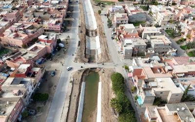 مواصلة الأشغال بمجموعة من المشاريع الرامية إلى الحماية من مخاطر الفيضانات في إقليم اليوسفية