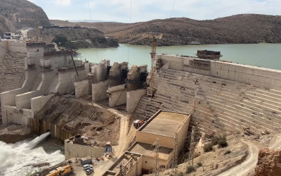 بلغت نسبة الأشغال به 69%.. مشروع تعلية سد محمد الخامس يرفع القدرة التخزينية للسد إلى مليار متر مكعب