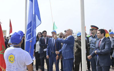بفضل التزام المكتب الوطني للكهرباء والماء الصالح للشرب وشركائه.. رفع شارة اللواء الأزرق بشاطئ بوزنيقة للسنة العشرين على التوالي 