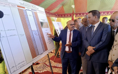 برمجة إنجاز أثقاب استكشافية لتعزيز التزويد بالموارد المائية في إقليم بوجدور
